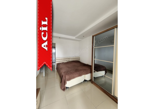 Cikcilli Mah. Alanya Acil Satılık Daire |  1+1 Oda | 58M2 110.000€ | 6. Kat | Klima Resim-2