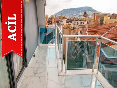 Alanya Merkezde Acil Satılık Daire 2+1 Ayrı Mutfak Full Özel Eşyalı Saray Mah