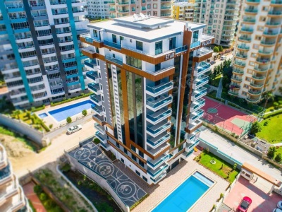 1+1 Mahmutlar Mahallesinde Satılık Daire Star Palace Rezıdance Alanya Mah