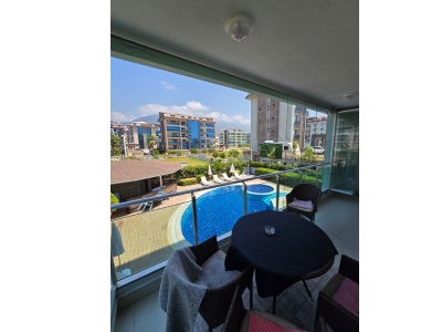 3+1 Kestel De Satılık Daire Full Eşyalı Denize Sıfır Sıte Alanya Mah