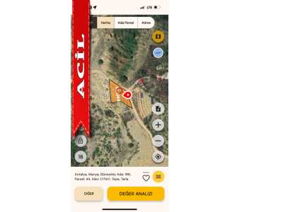 1 170M2 Konaklı Da Çok Uygun Acil Satılık Tarla Ve Manzaralı Elektrik Suyu Var Alanya Mah