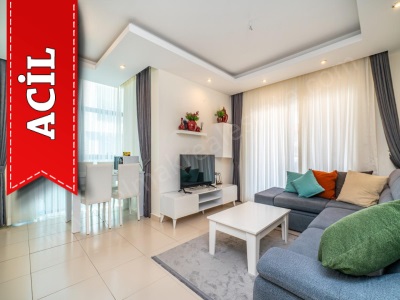 1+1 Kestel De Acil Satılık Daire Denize 400 Metre Eşyalı Aktiviteli Alanya Mah