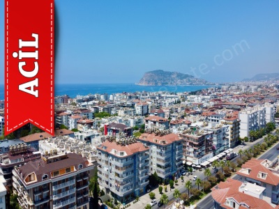 Alanya Da Acil Satılık Daire Oba Mahalesi 2+1 Havuzlu Full Eşyalı Mah