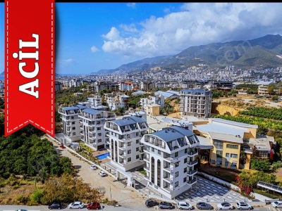 Alanya Oba Da Acil Satılık Daire 3+1 Den 2+1 Cevrilmiş Geniş Kulanışlı Havuzlu Yeni Bina 2025 Mah