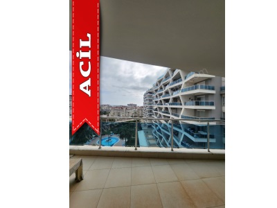 Acil Satılık Daire Cristal Garden 1+1 Eşyalı Kat 6 Güney Cephe Full Aktiviteli Alanya Cikcilli Mah