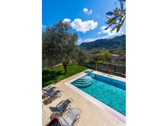 Selimiye Mah. Marmaris Satılık Villa |  4+1 Oda | 215M2 40.000.000Tl Eşyalı  | Müstakil | Kat Kaloriferi | 2 Banyo | 4 Yatak Odası Resim-5