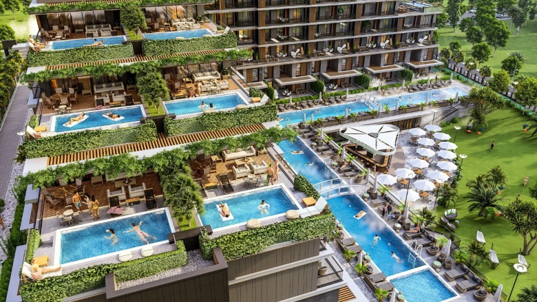 Altıntaş Mah. Aksu Proje Devam Eden | 1+1,2+1,3+1,4+1162.500$ - 465.000$ Resim-4