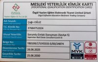 Mesleki Yeterlilik Kimlik Kartı