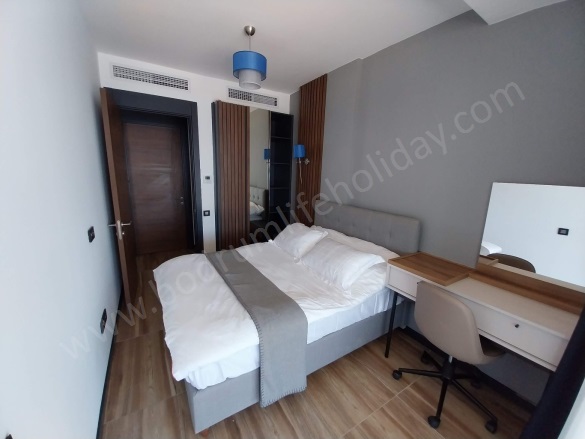 Bitez Mah. Bodrum Satılık Daire |  2+1 Oda |1.325.000$  Krediye Uygun  | 2. Kat | Vrv | 2 Banyo | 2 Yatak Odası Resim-5