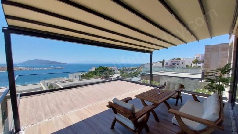 Bitez Mah. Bodrum Satılık Villa |  3+2 Oda |2.495.000€ | 3 Banyo | 3 Yatak Odası Resim-1