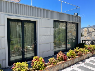 Bitezde Deniz Manzaralı Ve Lüx Teraslı 2+1 Üst Kat Satılık Daire Bodrum Bitez Mah