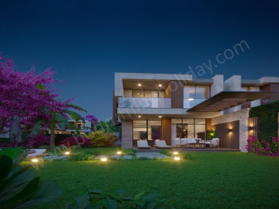 Adabükünde 3+1 Ortak Havuzlu Sosyal Tesisli Müstakil İkiz Villa Satılık Ev Milas Boğaziçi Mah