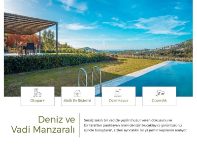 Gümüşlük Karakaya 3+1 Özel Havuzlu Satılık Villa Bodrum Mah