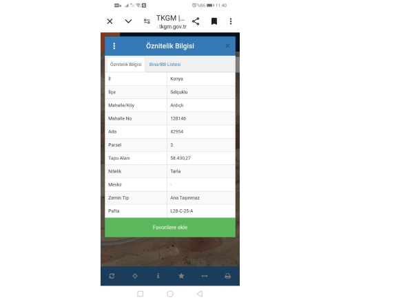 Ardıçlı Mah. Selçuklu Satılık Tarla |  10955M2 5.500.000Tl Resim-5