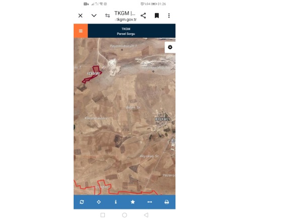 Boyalı Mah. Meram Satılık Tarla |  2153M2 550.000Tl Resim-2