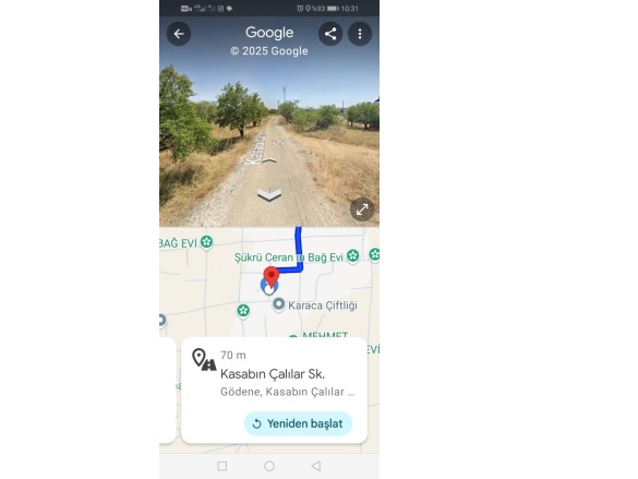 Gödene Mah. Meram Satılık Bağ |  834M2 2.000.000Tl Resim-5