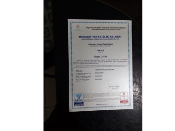 MESLEKİ YETERLİLİK BELGESİ(SEVİYE-5) (2NCİ 5 YIL)