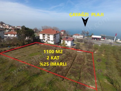 Çayağzı Mevkisinde Deniz Manzaralı 1100 M2 İmarlı Satılık Arsa Akçakoca Köyü