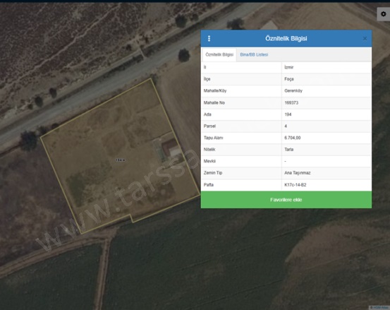 Atatürk Mah. Foça Satılık Tarla | 950.000Tl Resim-2