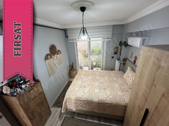 Çiçek Mah. Bayraklı  Satılık Daire |  2+1 Oda | 65M2 4.370.000Tl Eşyalı  | Yüksek Giriş | Doğalgaz(Kombi) | 1 Banyo | 1 Yatak Odası Resim-4