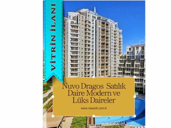 Nuvo Dragos Sitesinde Deniz Manzaralı Satılık Daire Lüks 2+1 Maltepe Cevizli Mah