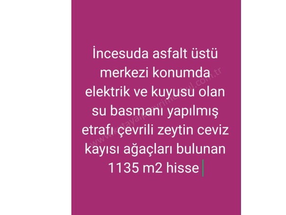 İncesu Mah. Şehitkamil Satılık Arazi |  1135M2 2.750.000Tl Resim-2
