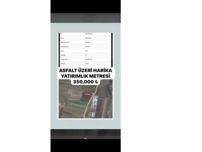 Asfalt Üzeri Harika Yatırımlık Satılık Tarla Şahinbey Zeytinli Mah