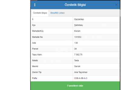 Field For Sale in  Turkey, Gaziantep, Sahinbey, Kurum neighborhood , 7582 m2