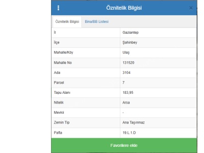 Güneş Mh De Yan Yana 2 Birleşik Yatırımlık İmara Uygun Satılık Arsa Şahinbey Mah