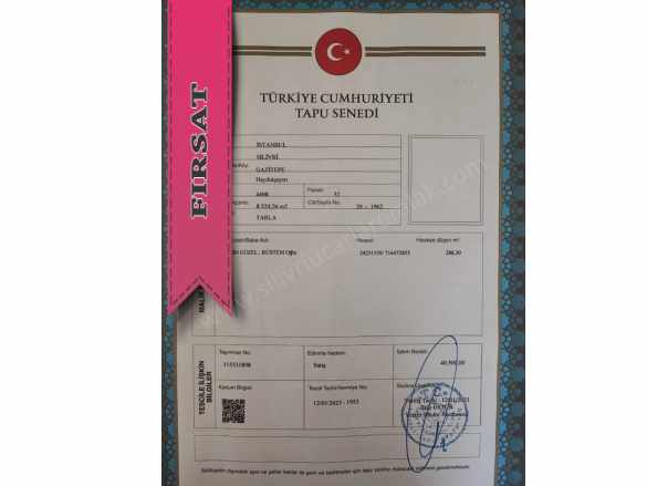 Silivri Gazitepe Mahhallesinde Satılık Parsel Arsa 290M2
