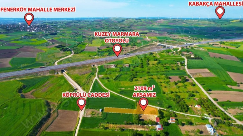 Fener Mah. Silivri Satılık Tarla |  2110M2 6.300.000Tl Resim-3