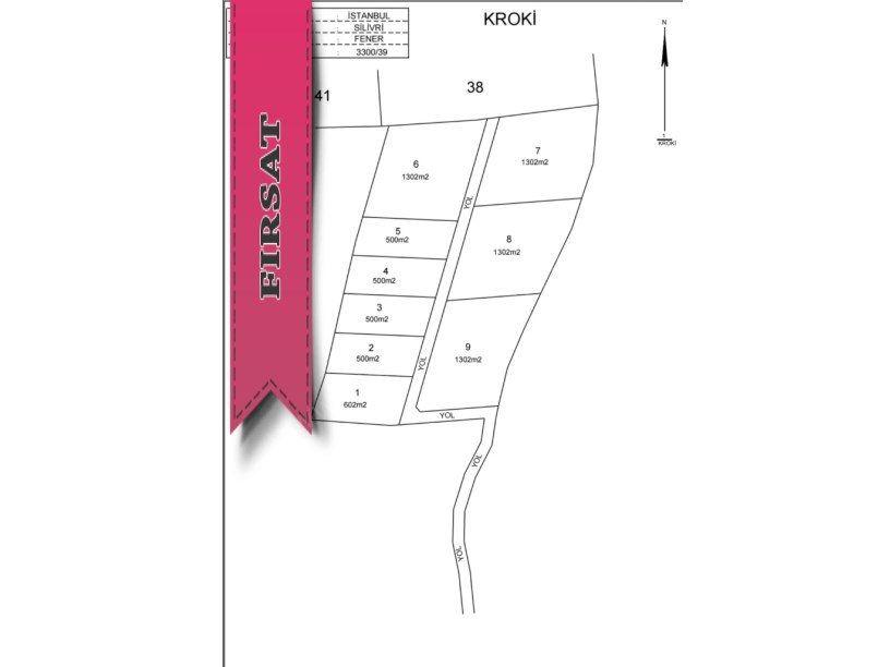 SİLİVRİ FENERKÖY MAHALLESİNDE SATILIK ARSA 500M2