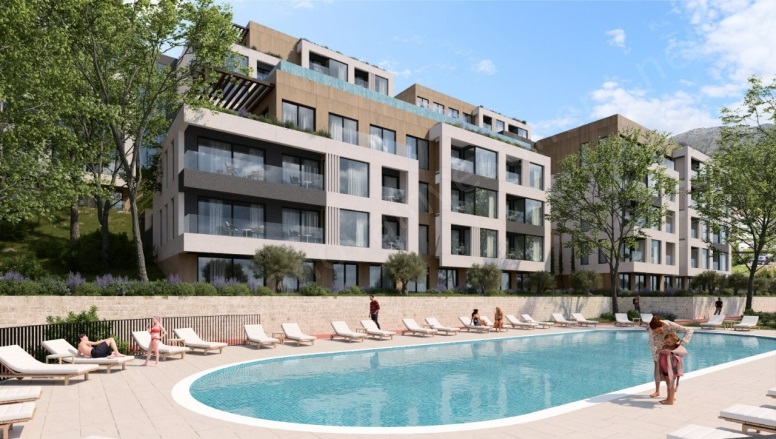 Tivat Tivat Satılık Daire |  1+1 Oda | 45M2 145.000€ | Zemin Kat | Klima | 1 Banyo | 1 Yatak Odası Resim-1