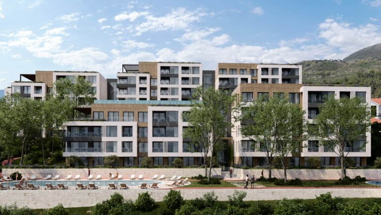 Tivat Tivat Satılık Daire |  1+1 Oda | 45M2 145.000€ | Zemin Kat | Klima | 1 Banyo | 1 Yatak Odası Resim-2