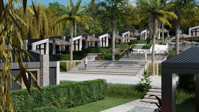 Tivat Tivat Satılık Villa |  2+1 Oda | 82M2 229.000€ | Zemin Kat | Klima | 1 Banyo | 2 Yatak Odası Resim-2