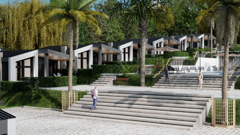 Tivat Tivat Satılık Villa |  2+1 Oda | 82M2 229.000€ | Zemin Kat | Klima | 1 Banyo | 2 Yatak Odası Resim-5