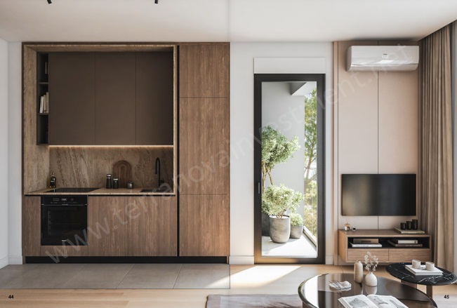 Radanovici Radanovici Satılık Daire |  1 Oda | 30M2 65.000€ | Zemin Kat | Klima | 1 Banyo Resim-4