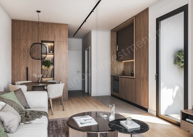 Radanovici Radanovici Satılık Daire |  1 Oda | 30M2 65.000€ | Zemin Kat | Klima | 1 Banyo Resim-5