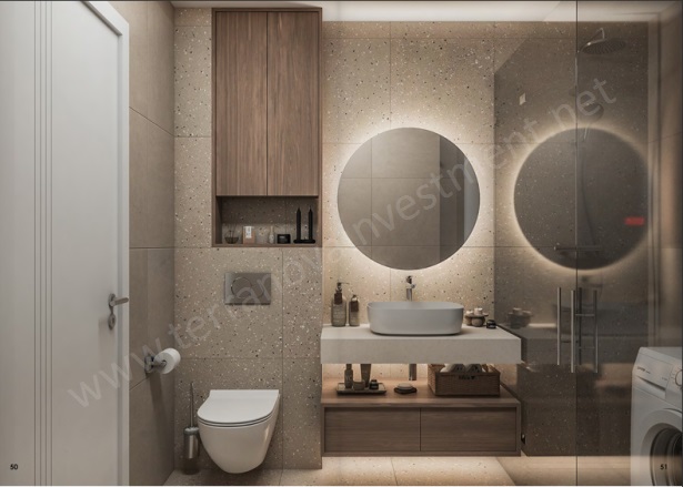 Radanovici Radanovici Satılık Daire |  1+1 Oda | 49M2 97.000€ | Zemin Kat | Klima | 1 Banyo | 1 Yatak Odası Resim-3
