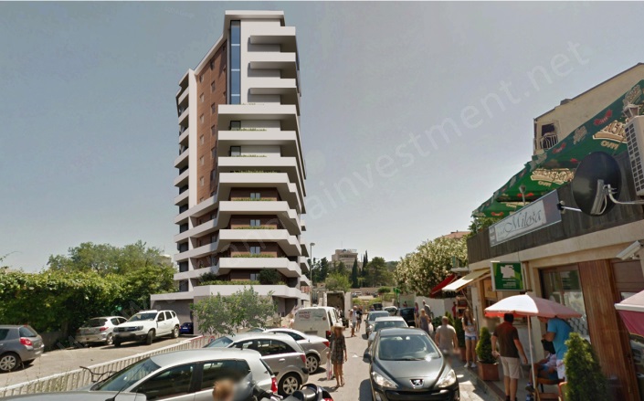Becici Becici Satılık Daire |  1+1 Oda | 52M2 182.000€ | 5. Kat | Klima | 1 Banyo | 1 Yatak Odası Resim-2