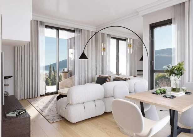 Herceg Novide Denize 250 Metre Mesafede Projeden Yatırım Fırsatı 1+1 Satılık Daire