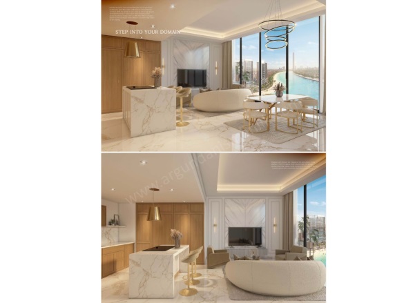 Azizi Riviera Dubai Satılık Daire |  Stüdyo Oda | 50M2 13.000.000Tl | 2. Kat | Klima | 1 Banyo Resim-5