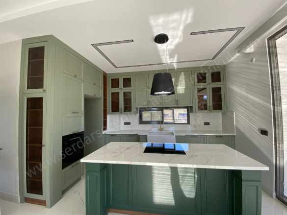 Altınolukta Havuzlu Müstakil Deniz Manzaralı 4+1 Satılık Villa Edremit Altınoluk Mah