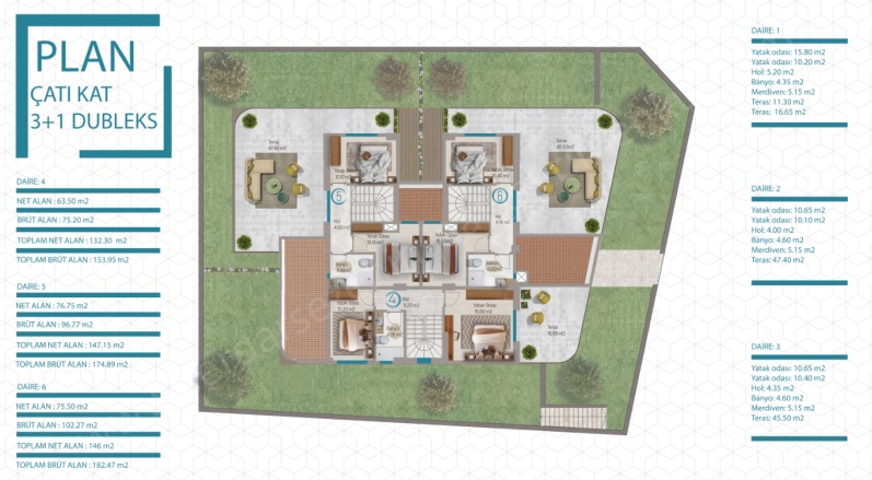 Altınoluk Mah. Edremit Satılık Daire |  3+1 Oda | 152M2 9.000.000Tl  Krediye Uygun  | Bahçe Dubleksi | Yerden Isıtma | 3 Banyo | 3 Yatak Odası Resim-3