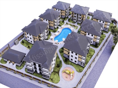 Altınolukta Havuzlu Projede Asansörlü 2+1 Ler Satılık Daire Edremit Altınoluk Mah