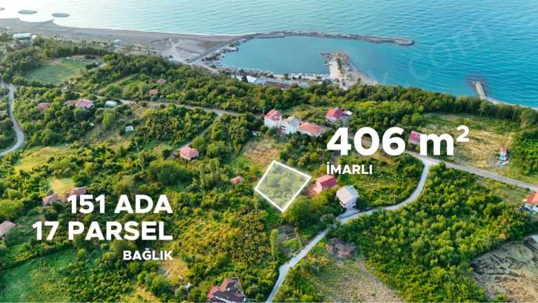 Bağlık Mahallesinde 406 M2 imarlı Satılık Arsa Abana Emlak