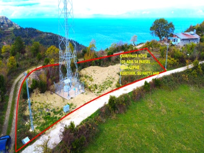 Çampınar Köyünde 1396 M2 İmarlı Arsa Satılık Tarla Mah-Çampınar Köyü Abana Emlak