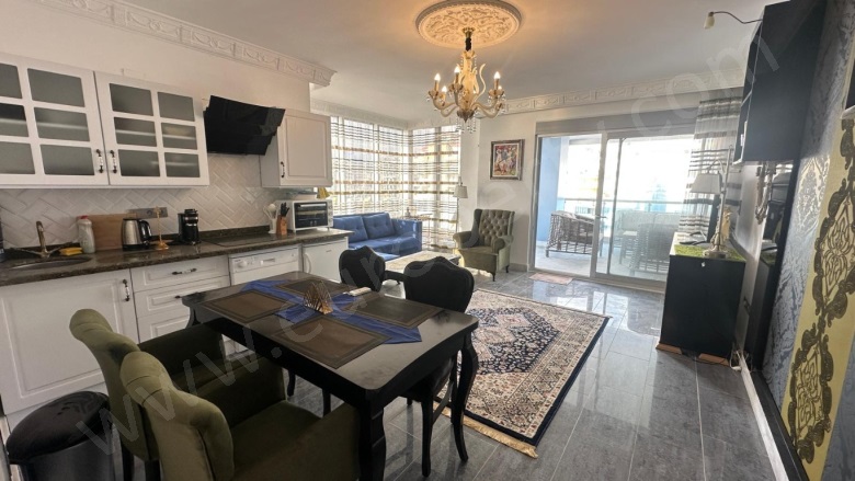 Mahmutlar Mah. Alanya Satılık Daire |  1+1 Oda | 85M2 138.000€  Krediye Uygun  | 7. Kat | Klima | 1 Banyo | 1 Yatak Odası Resim-5