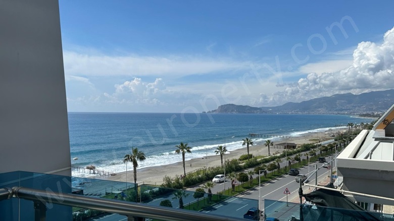 Mahmutlar Mah. Alanya Satılık Daire |  2+1 Oda | 100M2 265.000€ | 6. Kat | Klima | 1 Banyo | 2 Yatak Odası Resim-1