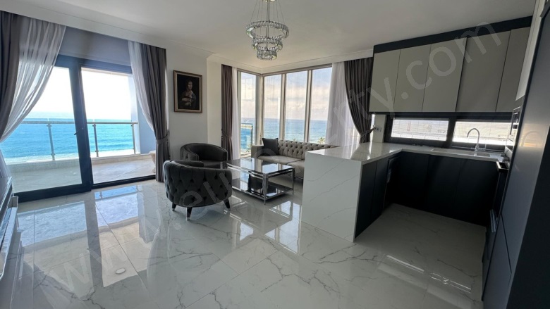 Mahmutlar Mah. Alanya Satılık Daire |  2+1 Oda | 100M2 265.000€ | 6. Kat | Klima | 1 Banyo | 2 Yatak Odası Resim-2